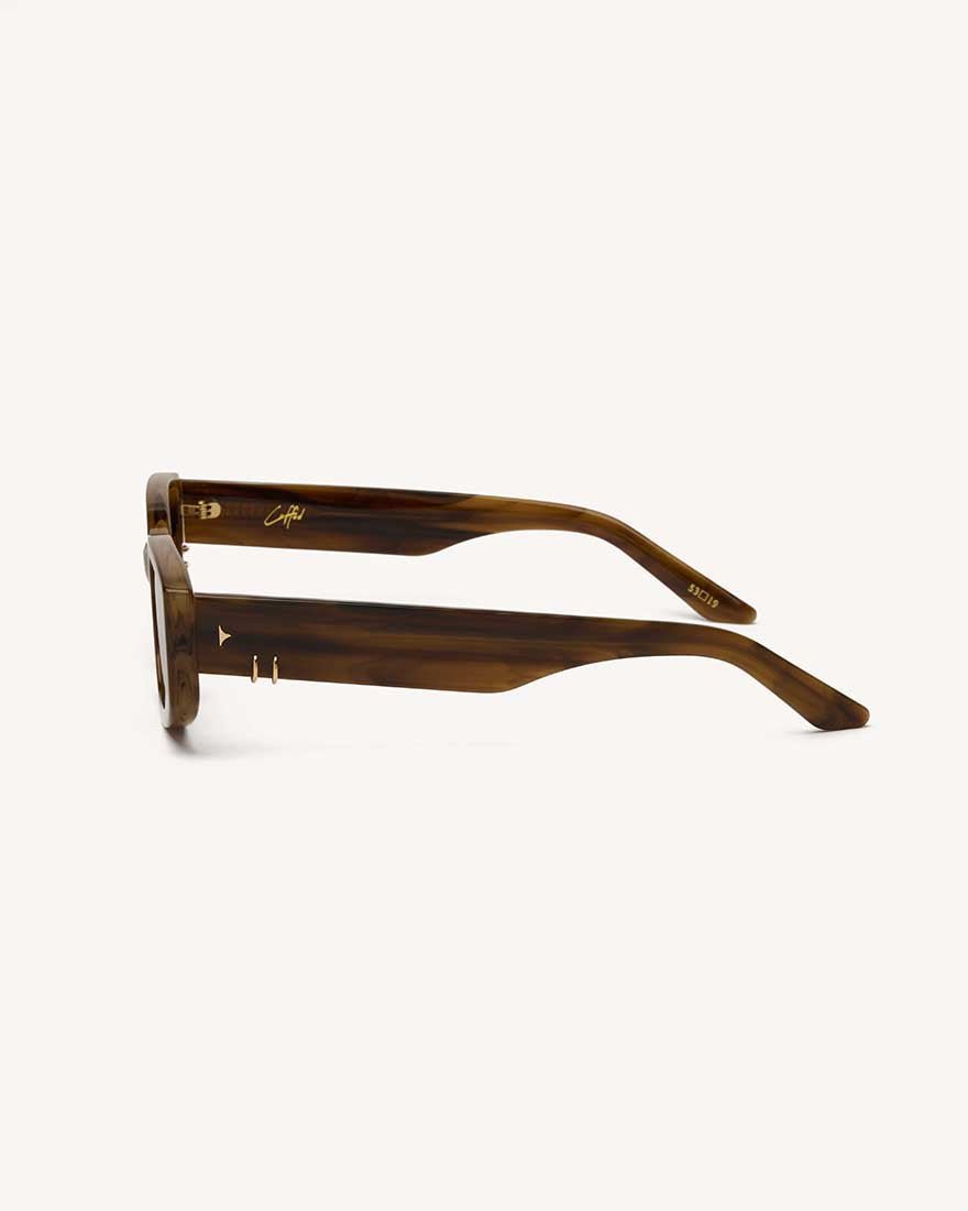 HALF & HALF TORTOISE / COGNAC / GOLD