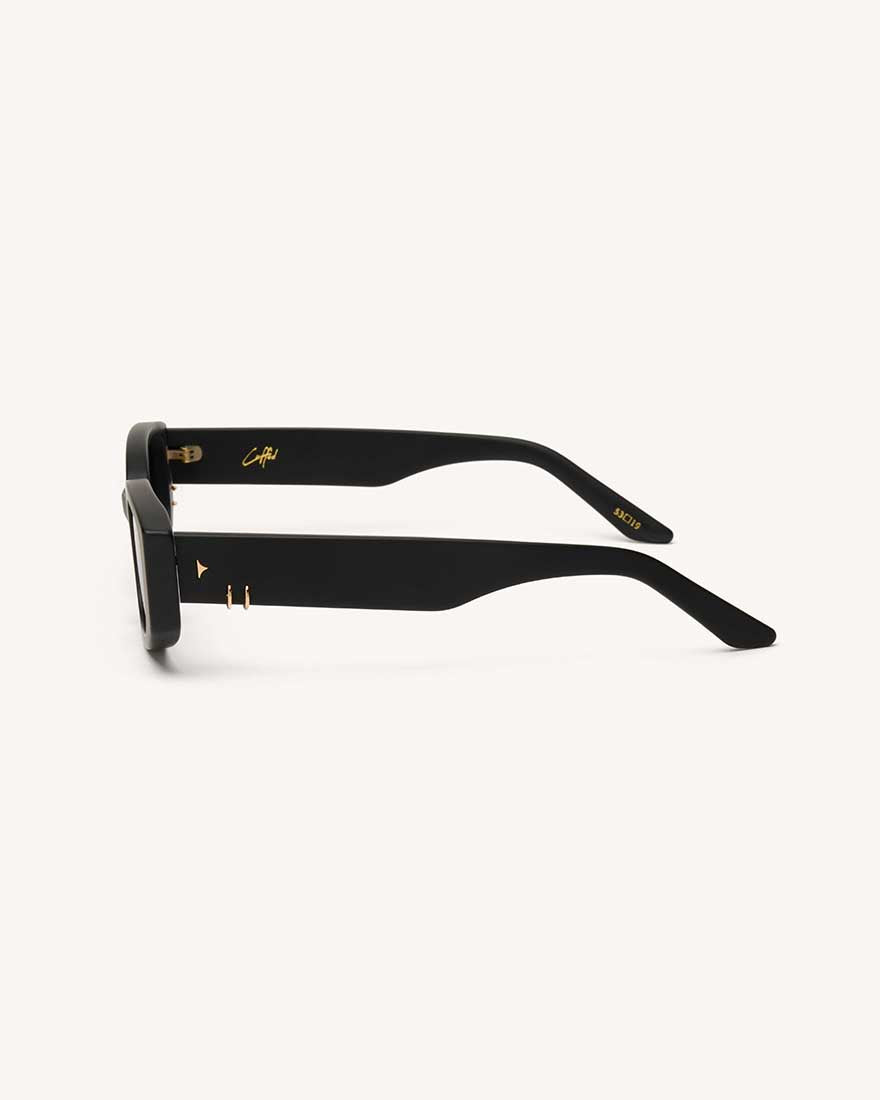 MATTE BLACK / DARK SMOKE / GOLD