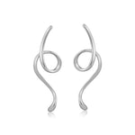 The Ribbon Drip Statement Earrings