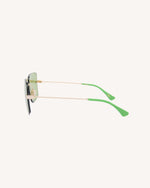 GOLD / LIGHT GREEN