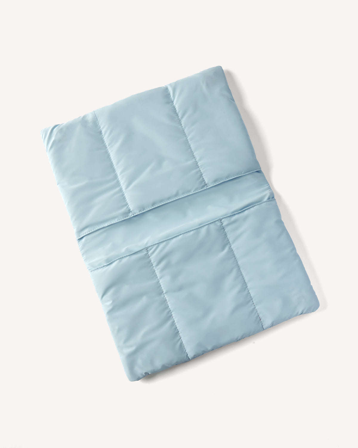 Light blue PUFF CASE on a white background - BBY BLUE