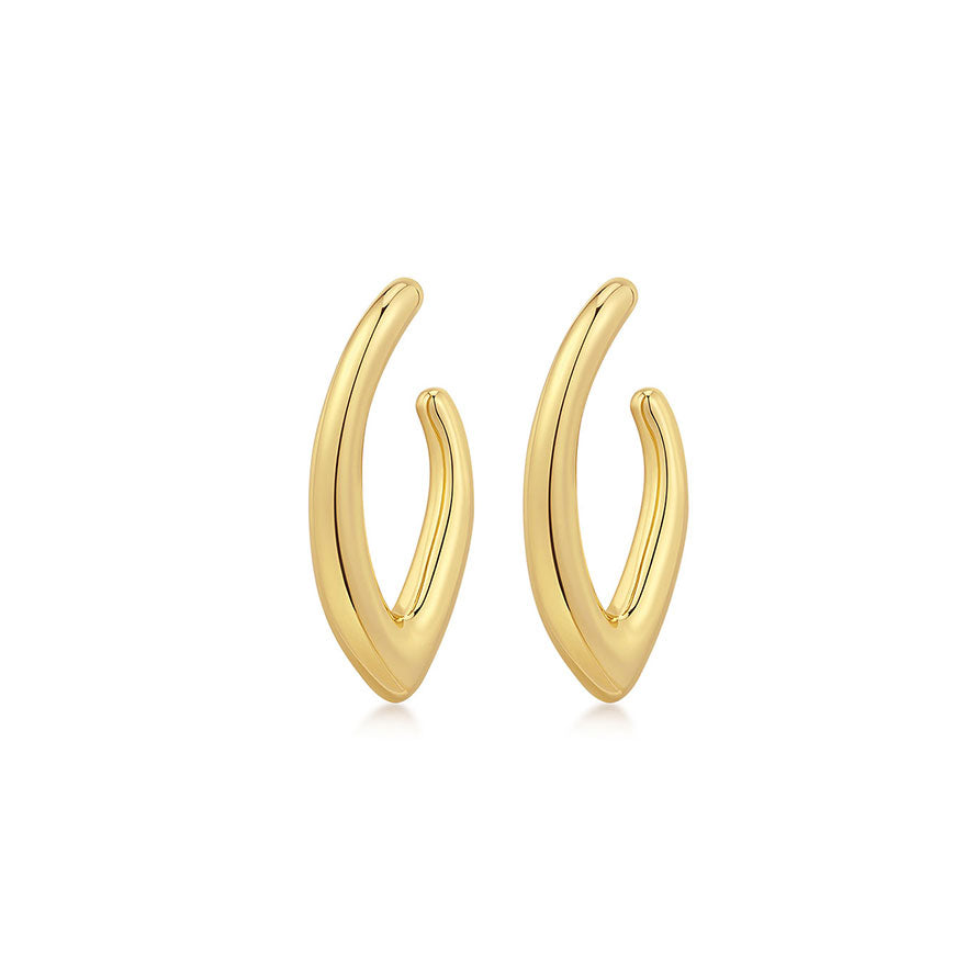 The Chain Sculpt Link Earrings